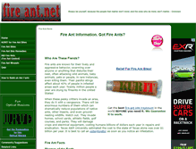 Tablet Screenshot of fireant.net